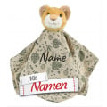 Sterntaler Baby Schmusetuch personalisiert, Löwe Leo Kuscheltuch mit Namen bestickt als Tröster für Zuhause und Kita