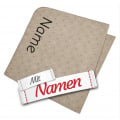 Sterntaler Babydecke personalisiert BAUERNHOF Hund aus Musselin, mit Namen bestickt