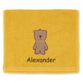 Sterntaler Kinderhandtuch Bär Ben, Babyhandtuch mit Namen bestickt, personalisiert, Geschenk zur Geburt oder Taufe, 50x30 cm