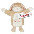 Sterntaler Handpuppe Hase Hanni fürs Lauflernrad, mit Namen bestickt, personalisiert