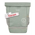 Sterntaler Kinderrucksack Löwe Leo mit Namen bestickt, Rucksack mit Nassfach, moosgrün