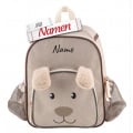 Sterntaler Kinderrucksack personalisiert, Rucksack Hund Lucky – mit Namen bestickt, wasserresistent, mit Brustgurt und Flaschenhalter