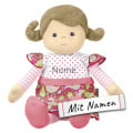 Sterntaler Stoffpuppe Gesa mit Namen bestickt
