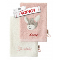 Sterntaler Waschhandschuh (2er Set) Emmi Girl, personalisiertes Mädchen Geschenk zur Geburt / Taufe