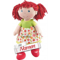 Stoffpuppe HABA Liese Puppe mit Namen bestickt