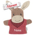 Waschlappen personalisiert Esel Emmily & Emmilius von Sterntaler – Waschhandschuh mit Namen bestickt